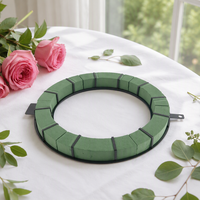 Busa Bunga YiLiang Resin Wreath Floral Foam Sanding Block Floral Foam Ring untuk Dekorasi Karangan Bunga Natal Wisuda Pernikahan Paskah