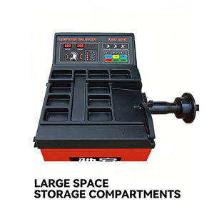 Machine d'équilibrage de roues entièrement automatique et robuste pour l'équilibrage des pneus de camions et de voitures avec une précision de ±1g et un cycle de 7 secondes - Product Image 4