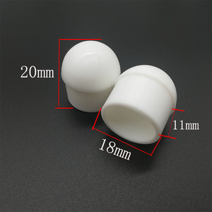 ฝาปิดปลายท่อพลาสติกสีขาวแบบโค้ง 18 มม. ยี่ห้อ Han Zhe สำหรับเชื่อมต่อ - Product Image 2