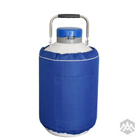 Conteneur sous pression pour azote liquide blanc 3,1 L en alliage d'aluminium pour le stockage du sperme, thermos pour l'insémination, facile à utiliser