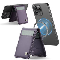 Étui de téléphone portable Jeehood couleur violet chaud avec recharge sans fil, coque arrière magnétique puissante pour iPhone 18 Pro Max