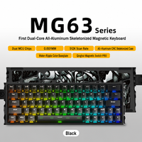 Teclado para Juegos IROK MG63 8K con 63 Teclas Intercambiables en Caliente, Aluminio CNC, 0.07ms, ARGB, Resistente al Agua, Recubrimiento Nano, Interruptor Magnético