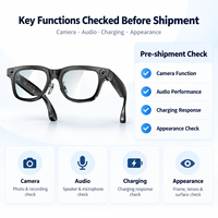 Lunettes Intelligentes avec Caméra, Logo Personnalisé, OEM ODM, Audio Bluetooth, Traduction IA, Enregistrement Vidéo, Lunettes Connectées, Transfert WiFi