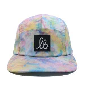 Gorra Deportiva Personalizada de Alta Calidad de 5 Paneles con Estampado Tie-Dye, Protección Solar, Impermeable - Product Image 2