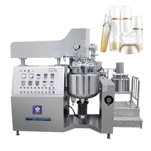 50l High Quality Stainless Steel high shear Homogenizing mixer cosmetics mixer machines lab vacuum Emulsifying Mixer