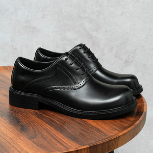 Zapatos de Vestir DSYX XY0304 para Hombre, de Cuero Genuino, Transpirables, Ligeros, con Diseño de Ladrillo Tallado, Estilo Vintage, para Bodas, Oficina y Carrera Profesional - Product Image 3