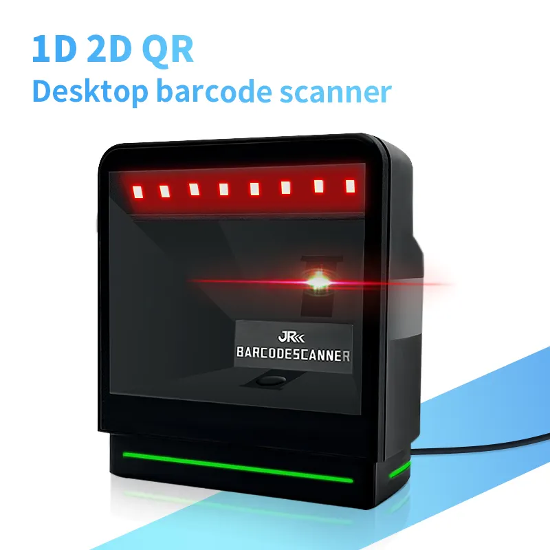 Jr 2024 T10 Desktop 1d 2d Cmosbarcode Scanner 2024t10 Pos Cashregister Lezer
