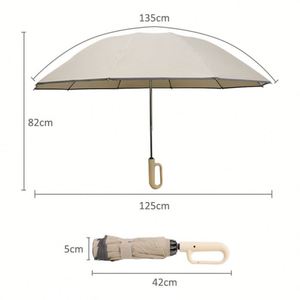 Wholesale Portable 8k Ribs Automatic Control Umbrellas Fiberglass Frame Windproof Umbrellas with Custom logo - Product Image 3
