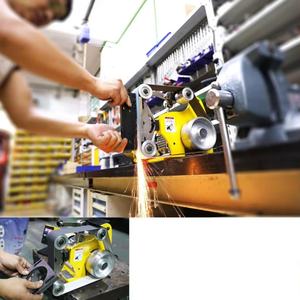 Machine de ponçage et de meulage verticale multifonctionnelle pour la fabrication de couteaux et le meulage de quincaillerie métallique, machine manuelle - Product Image 6