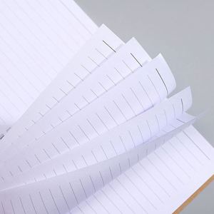 Wholesale A5 Promotion Custom School Corporate Meeting Paper Cover Notebook With Logo - Product Image 4