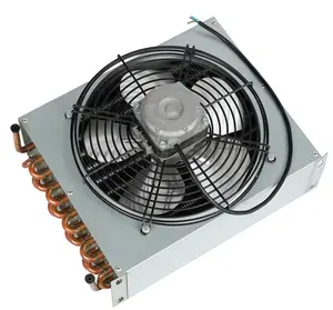 Aluminium fin R134a air conditioner air cooled copper tube condenser