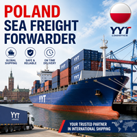 Expédition maritime de la Chine vers la Pologne, livraison express DDP porte-à-porte, transitaire DDP, expédition de la Chine vers les États-Unis, agent maritime FBA