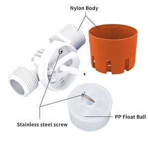 1/<span class=keywords><strong>2</strong></span>ลอยปรับ "<span class=keywords><strong>3</strong></span>/4" 1 "วาล์วลูกลอยอัตโนมัติสีส้มวาล์วลอยพลาสติกขนาดเล็ก - Product Image 3