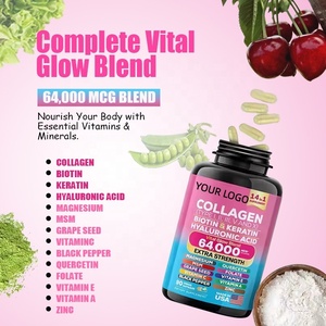 Suplementos OEM para el cabello y las uñas, productos para blanquear la piel, cápsulas de colágeno - Product Image 4