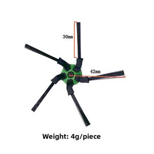 5 piezas de repuesto para cepillos laterales de barrido de bordes para aspiradora iRobot <span class=keywords><strong>Roomba</strong></span> S9 (9150) S9+ S9 Plus (9550) Serie S - Product Image 3