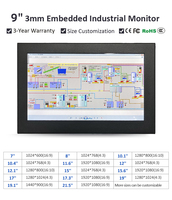 Touch Solutions Moniteur HDMI personnalisé de 9 pouces avec haut-parleurs intégrés Expérience audio améliorée Compatibilité multimédia