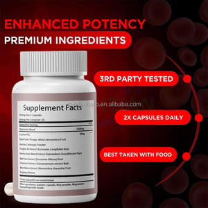 كبسولات دعم صحة الدم مع الفيتامينات ومستخلصات الأعشاب لتنظيم نسبة السكر في الدم وتعزيز صحة العظام والمناعة - Product Image 3