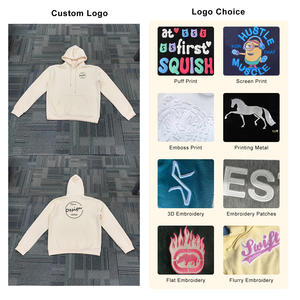 Sweat-shirt à capuche unisexe, taille lourde, écologique, basique, 80% coton, 20% polyester, couleur unie, épaules tombantes sur le devant - Product Image 2