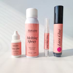 Pegamento adhesivo impermeable para pelucas, Etiqueta Privada para pelo, Mousse, tinte de encaje, <span class=keywords><strong>spray</strong></span> de fusión, aerosol de calor - Product Image 3