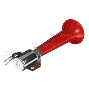 แตรลมเสียงดังพิเศษ แตรรถไฟ 180DB เสียงเดซิเบลสูง แตรลมแบบท่อเดี่ยว สำหรับเตือนยานพาหนะ รถบรรทุก ใช้ได้กับรถยนต์ 12V/24V - Product Image 5