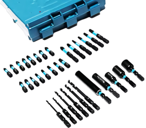 Juego de 33 Accesorios Originales <span class=keywords><strong>Makita</strong></span> para Taladros, Destornillador Eléctrico Doméstico, Juego de Puntas para Taladro, Cabezal de Destornillador Hexagonal - Product Image 2