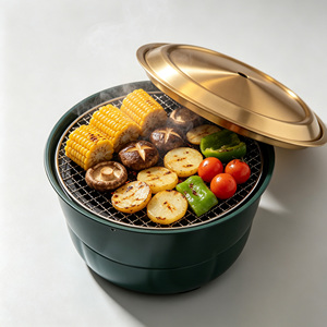 Barbecue électrique rond de table sans fumée Jilu à prix de gros, idéal pour les restaurants et cafés spécialisés dans le barbecue - Product Image 2