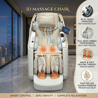 Moderner Ganzkörper-Roboter-KI-Smart-SL-Track-Deluxe-Massagesessel mit Schwerelosigkeit, 4D, großem Volumen, Luxusausführung für Zuhause und Büro, LCD-Controller