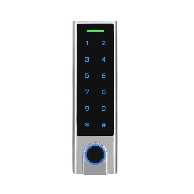 Waterproof Metal Touch Keypad Standalone Fingerprint Attendance System Digital Keypad Fingerprint Access Control