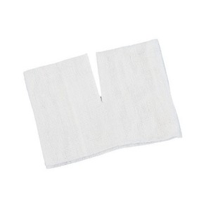Compressas de Gasa Blancas No Estériles de 8cm x 10cm, Específicas para Traqueostomía, Apósito Portátil con Abertura en V para Cuidado de Heridas - Product Image 4