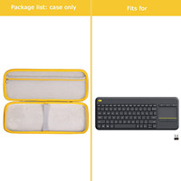 Casing penyimpanan Hard EVA untuk K400 Plus, tas wadah Keyboard TV dengan layar sentuh nirkabel