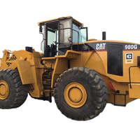 Gebrauchter CAT 980G Radlader mit Starkem Originalmotor und Großer Schaufelkonfiguration, Geeignet für Steinbruch-Beladung