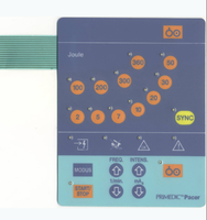 Pantallas de Teclado de Membrana con Botones Táctiles de Circuito de Pasta de Plata Personalizados, Impresión de Pantalla para Electrodomésticos