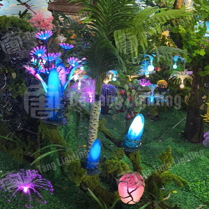 Luz Decorativa Artística con Forma de Fruta Sagrada, con LED y Degradado Naranja, para Decoración de Jardines, Parques y Festivales al Aire Libre - Product Image 3