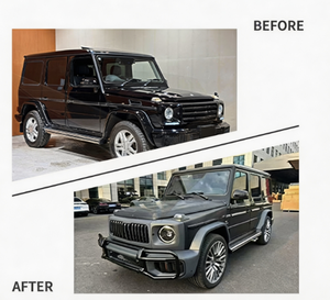 Kit carrosserie extérieur de haute qualité Auron Mercedes G500 W463, nouveau kit amélioré, pare-chocs 2006-2018 PP, meilleur prix, ensemble complet de pare-chocs - Product Image 3