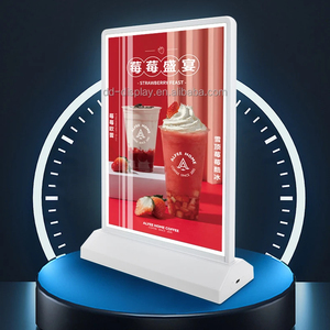 Fastfood <span class=keywords><strong>Menu</strong></span> Display Bord Reclame Led Lichtbak Voor Restaurant <span class=keywords><strong>Lightbox</strong></span> Led-Menuele Tafel Menubord - Product Image 1