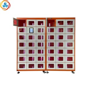 Casillero Inteligente Electrónico para Alimentos, Armario de Paquetería de Acero Ensamblado, Unidad de Almacenamiento Impermeable para Entregas - Product Image 2