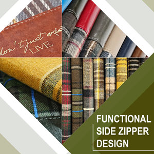 Cuaderno de Diseño Personalizado con Tela Escocesa y Cuero PU, Producto Duradero, Escritura Suave, Producción en Pequeños Lotes, OEM ODM, Muestra Gratuita Disponible - Product Image 4