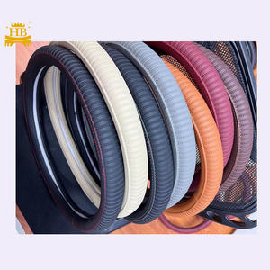 Usine Nouveaux Designs Volant Couvre PU Cuir Cadeaux pour <span class=keywords><strong>Voiture</strong></span> Couverture Volant - Product Image 1