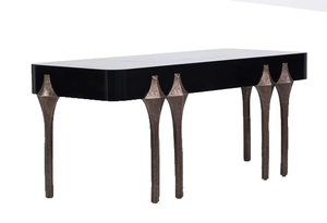 Muebles de Sala de Estar Móviles de Estilo Moderno y Lujoso con Juego de Mesa de Centro Hecho de Acero Inoxidable - Product Image 2