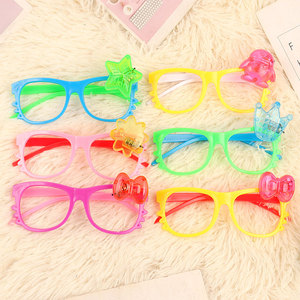 Light Up <b>Glasses</b> <b>Plastic</b> Flashing Party Props For Youth Christmas Holiday Events - Product Image 2
