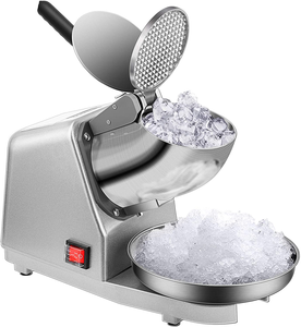 Máquina de Gelo Elétrica de Boa Qualidade em Aço Inoxidável com 4 Lâminas para Uso Doméstico - Product Image 5