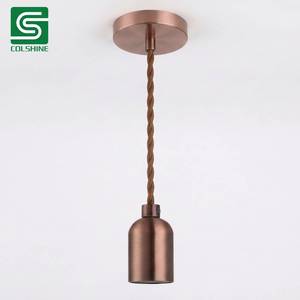 Portalámparas Vintage E27, Soporte de Lámpara de Metal Retro, Estilo Industrial - Product Image 1