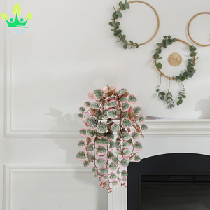 Chaîne artificielle de coeurs plantes sans Pot petites plantes de vigne faux drapé pour la maison salle de bain Table étagère bureau hôtel décor - Product Image 2