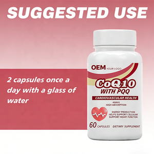 Complément alimentaire OEM CoQ10 400MG en gélules pour soutenir la fonction cardiaque et la production d'énergie cellulaire - Product Image 4