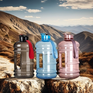 Bouteille <span class=keywords><strong>shaker</strong></span> de gymnastique <span class=keywords><strong>2</strong></span> <span class=keywords><strong>litres</strong></span> Grande bouteille d'eau réutilisable Bouteille d'eau demi-gallon avec manchon - Product Image 3