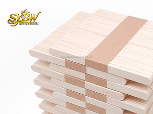 Großhandel Maßgefertigte Umweltfreundliche Einweg-DIY-Birkenholz-Eisstiele Popsicle-Stäbchen Handgefertigt 114*10*2mm - Product Image 1