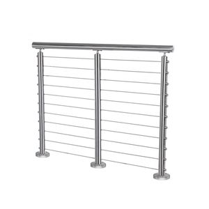<span class=keywords><strong>Balustrade</strong></span> extérieure en aluminium pour terrasse, montage sur terrasse, garde-corps à câble - Product Image 5
