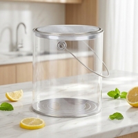 Vente en gros usine : Seau à peinture en fer blanc 1L, 2L, 3L avec poignée et couvercle, Seau en plastique avec design personnalisé, Boîtes en plastique, Boîtes métalliques