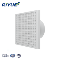 Couvercle de ventilation à persiennes carré en ABS avec conception de grille pour l'alimentation et l'évacuation de l'air frais Systèmes de climatisation centrale