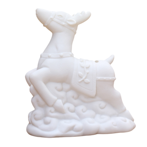 Decorazioni natalizie artigianali per bambini regalo di Natale vinile plastica ornamento arte e artigianato alce salvadanaio giocattoli - Product Image 1